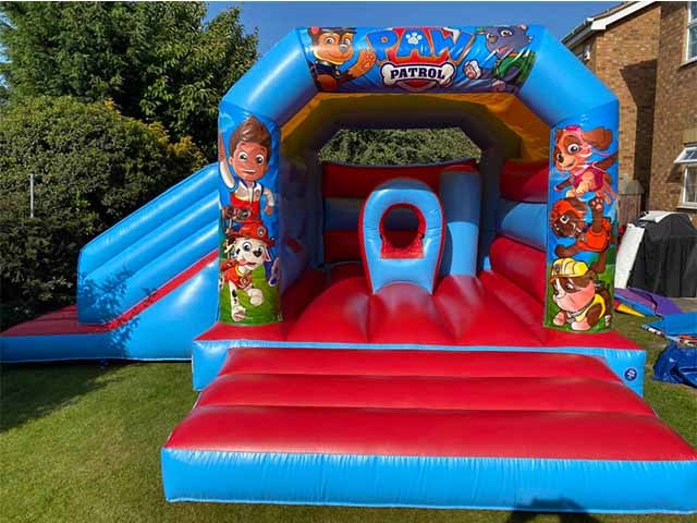 Inflatable Bouncer Slide Paw Patrol Bounce House With Slide